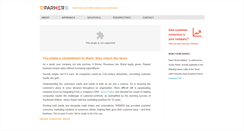 Desktop Screenshot of parkermarketinggroup.com